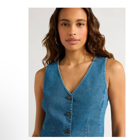 Sofia Jeans’ Denim Vest NWT - Picture 4 of 6
